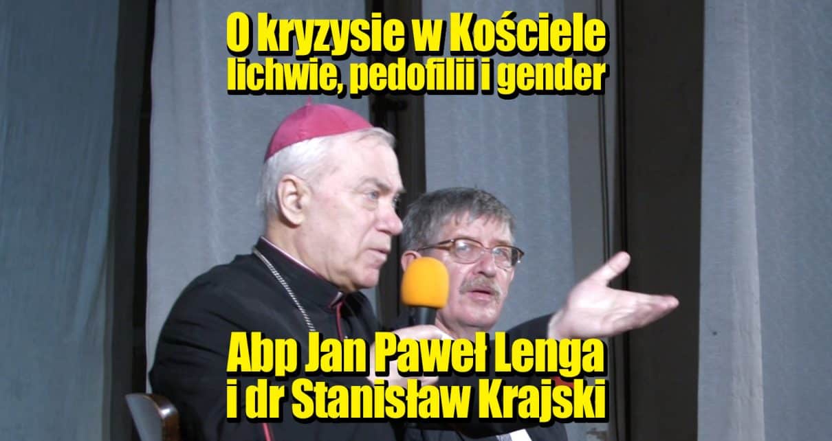 Abp Jan Paweł Lenga i dr Stanisław Krajski