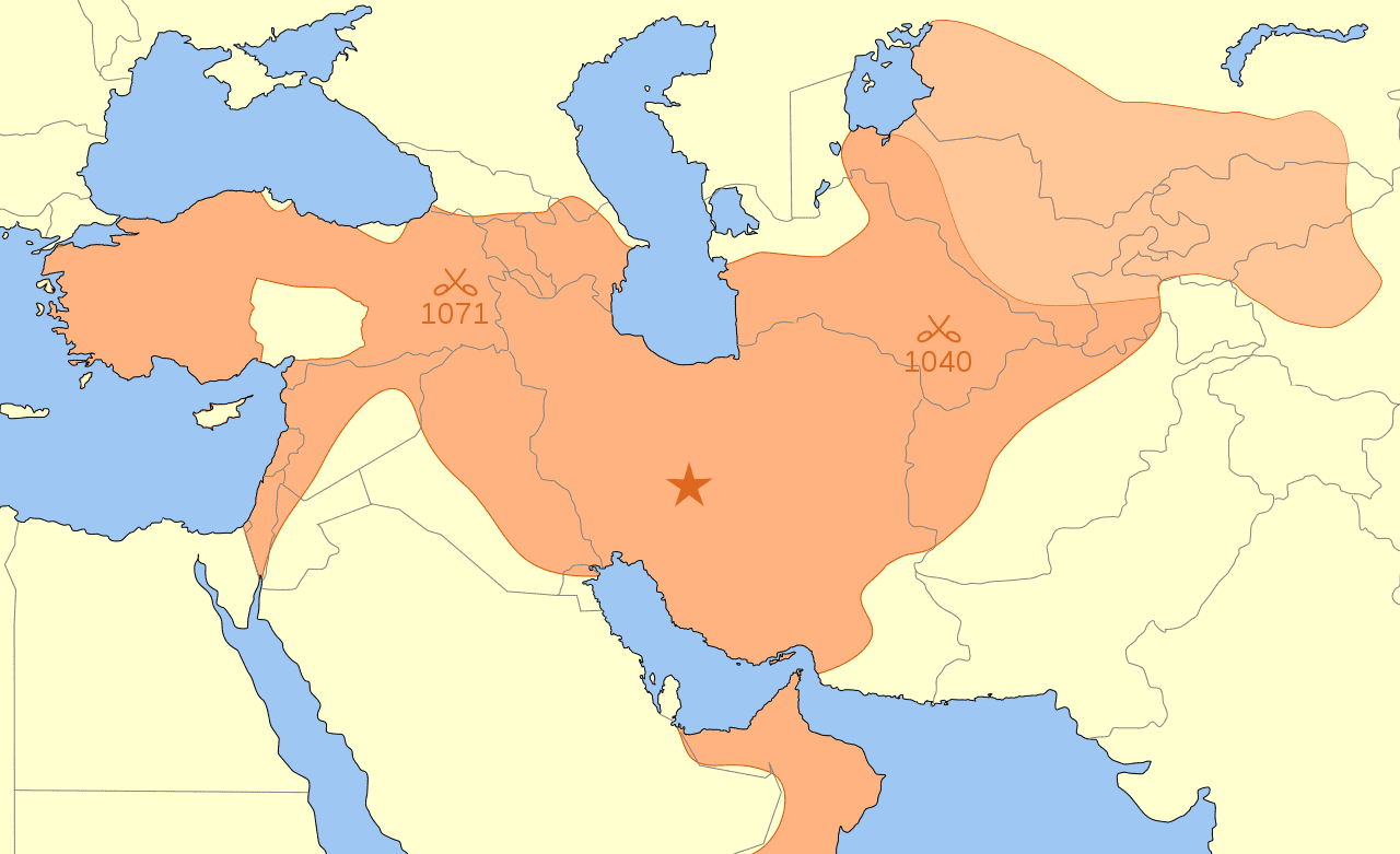 Where did the Turks in Iran come from?