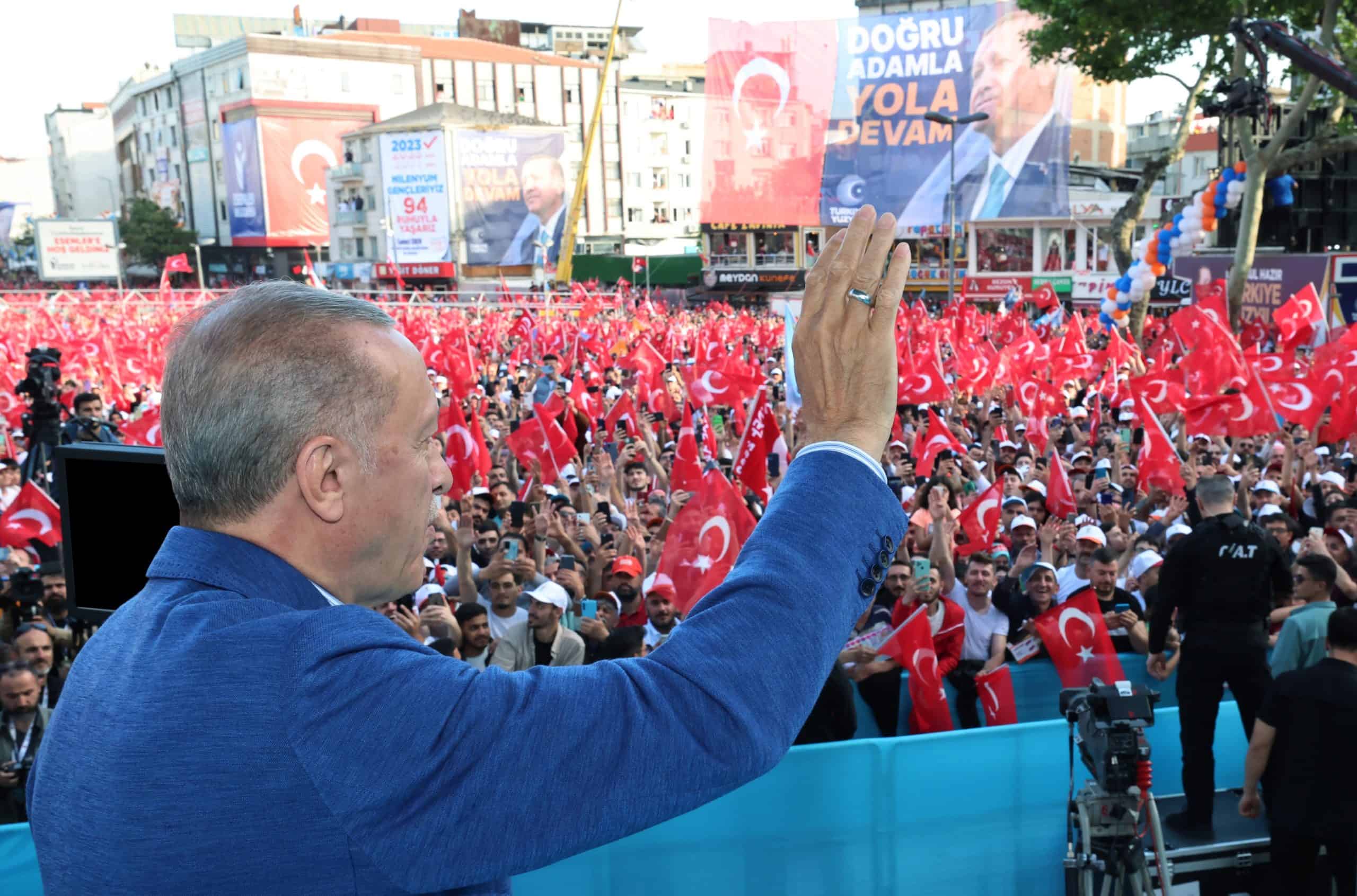 The presidential election in Turkey was won by Recep Tayyip Erdoğan