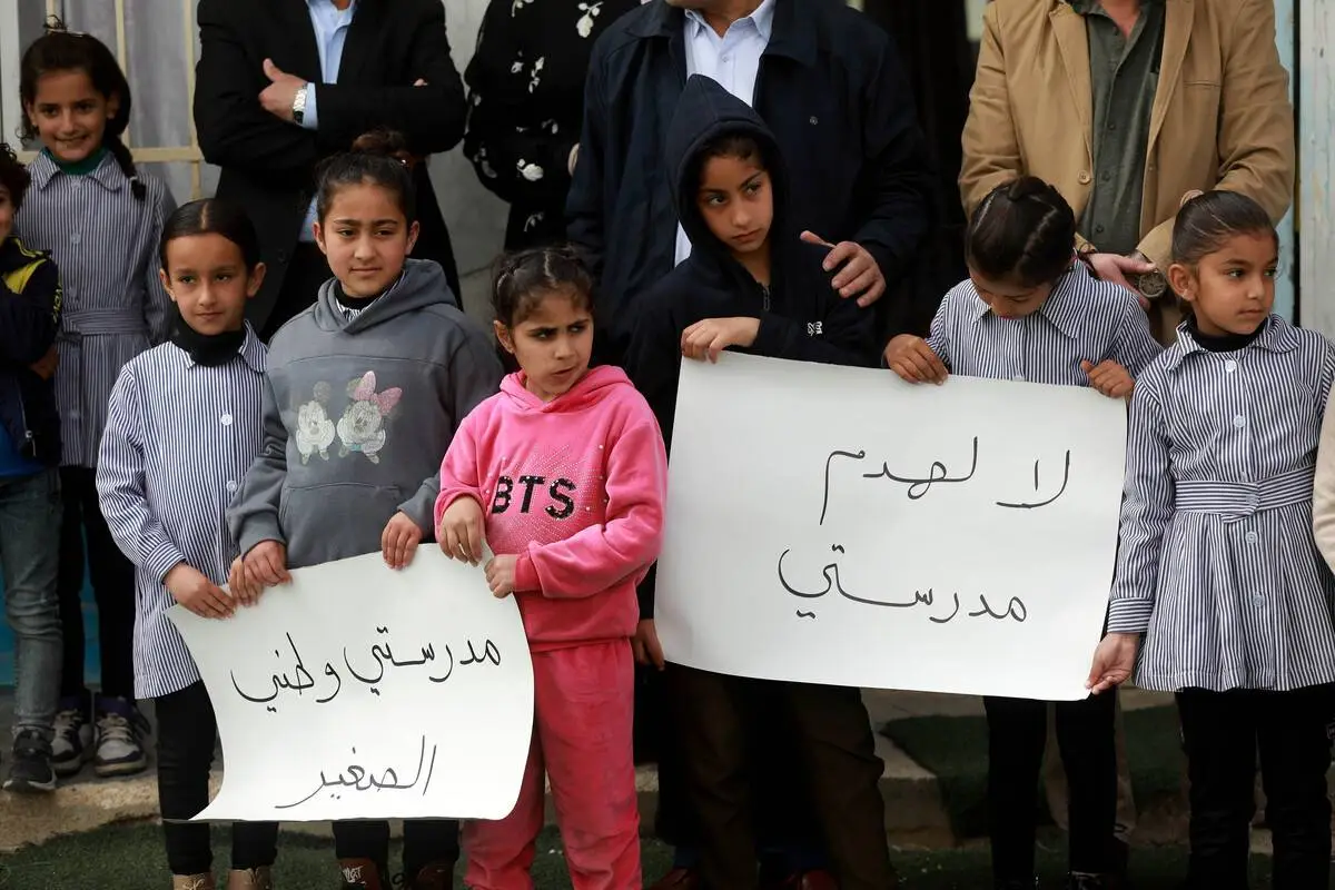 Jewish Nazis carried out a pogrom in a Palestinian school