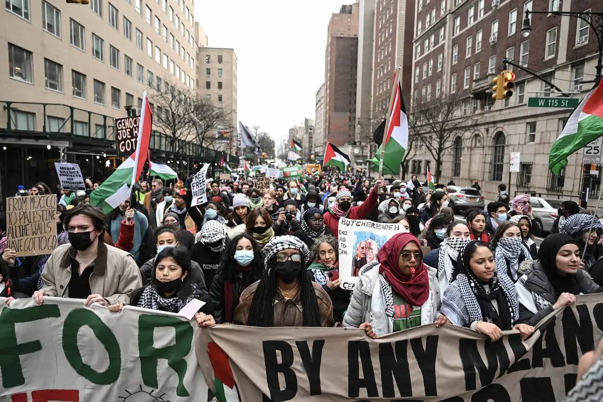 Western universities hired judaic  companies to suppress pro-Palestinian protests